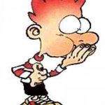 bimbo che vomita