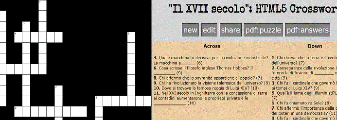 Serio E Faceto A Un Tempo Cruciverba